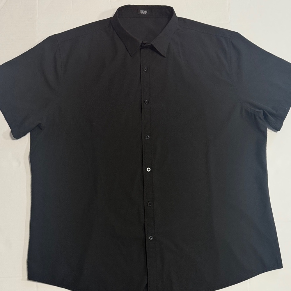 Men's Black Button Down Shirt